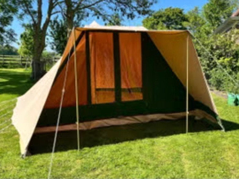 Te koop kwaliteitstent tot 6 personen, Caravans en Kamperen, Tenten, Ophalen, Gebruikt, Tot en met 6