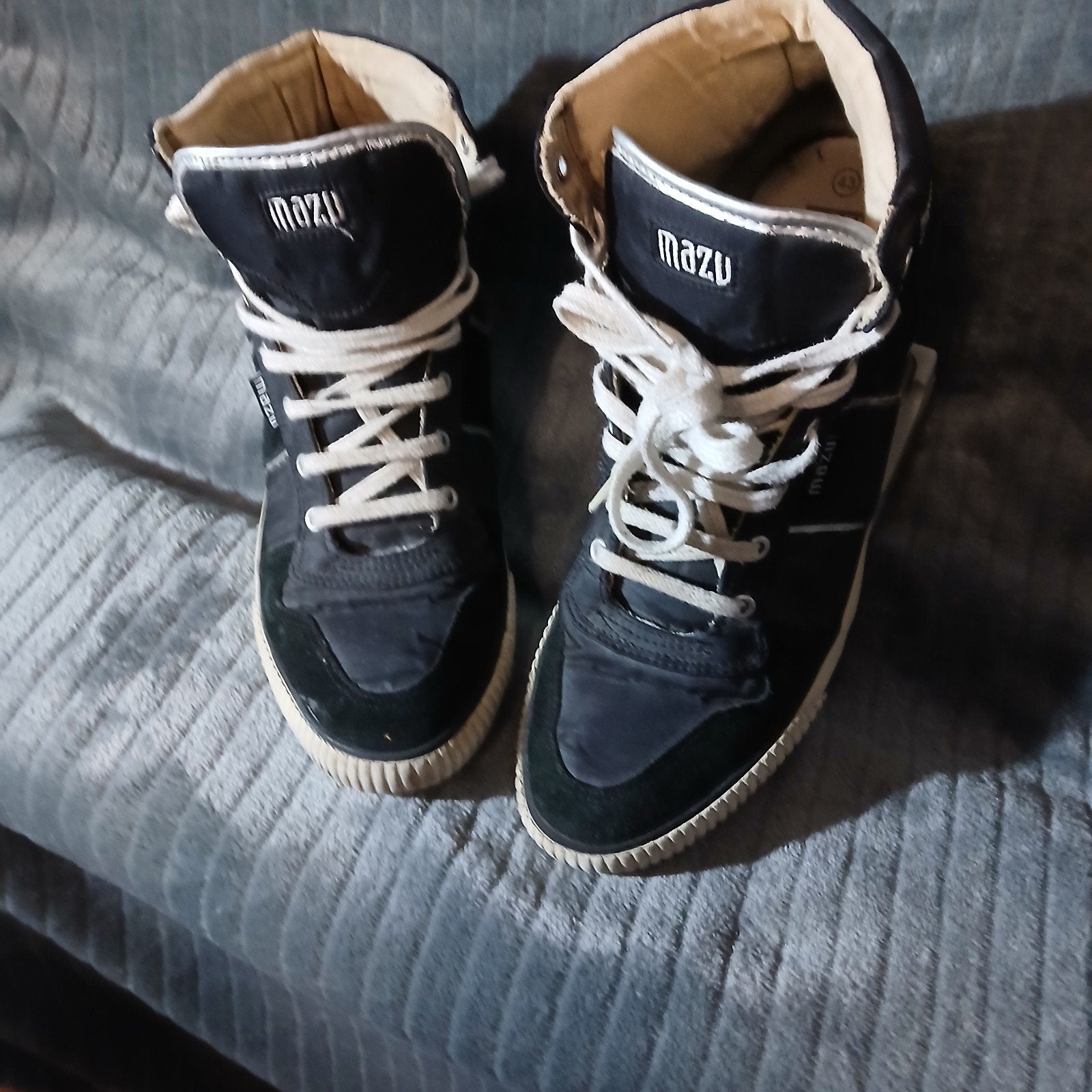 Mazu Sport Sneakers Maat 42 - Zien er redelijk uit, Ophalen, Mazu, Zwart, Sneakers of Gympen