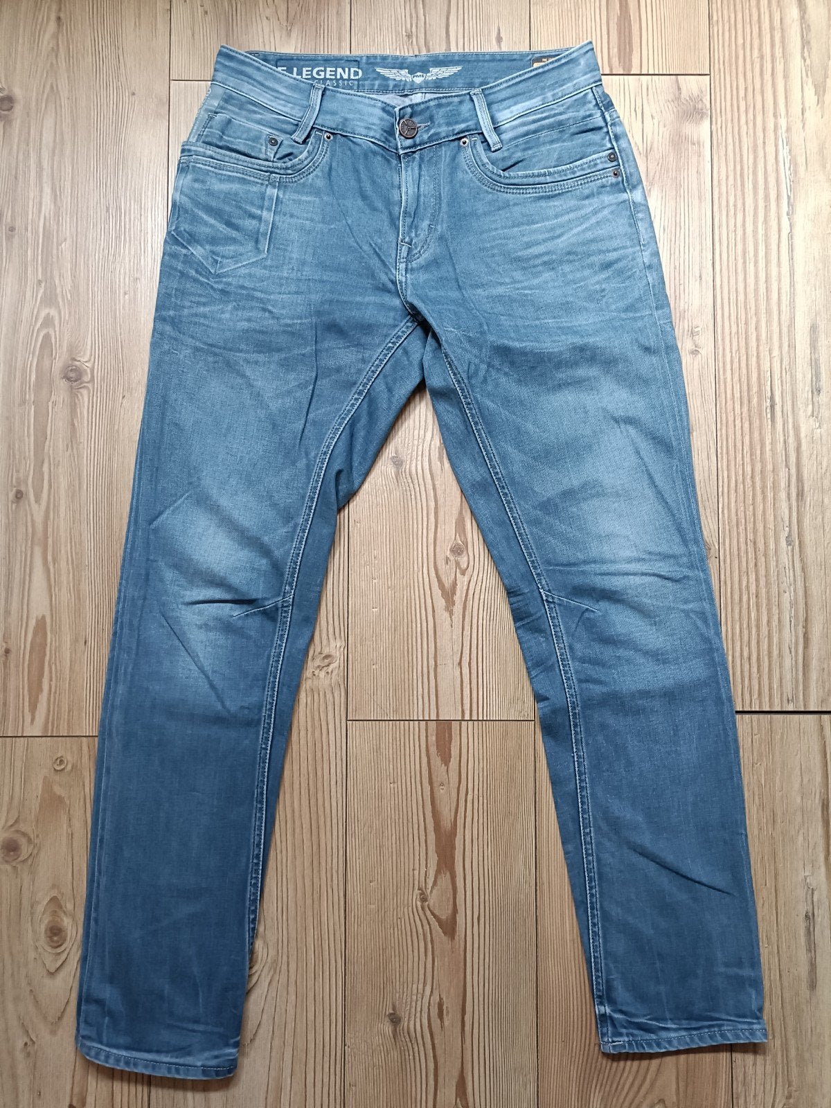 PME Legend stretch maat 31-32, Kleding | Heren, Spijkerbroeken en Jeans, Ophalen of Verzenden, Zo goed als nieuw, Blauw, W32 (confectie 46) of kleiner