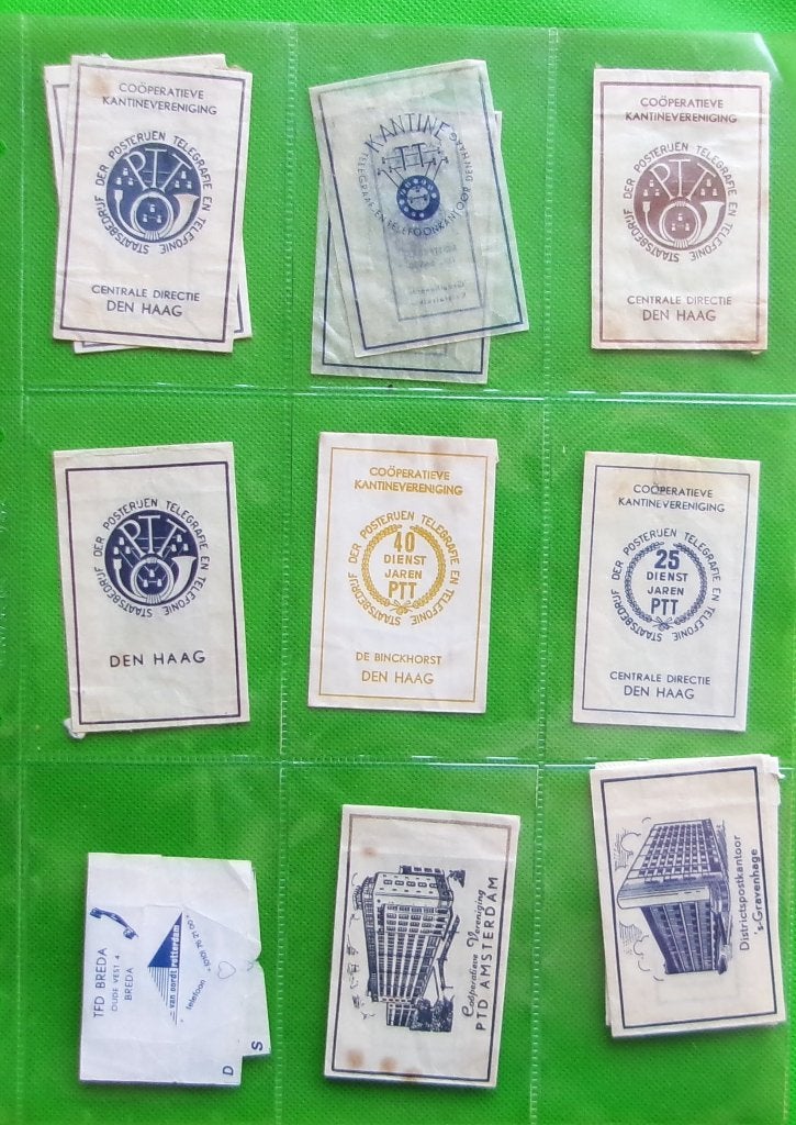 Suikerzakjes PTT, Ophalen of Verzenden, Nederland