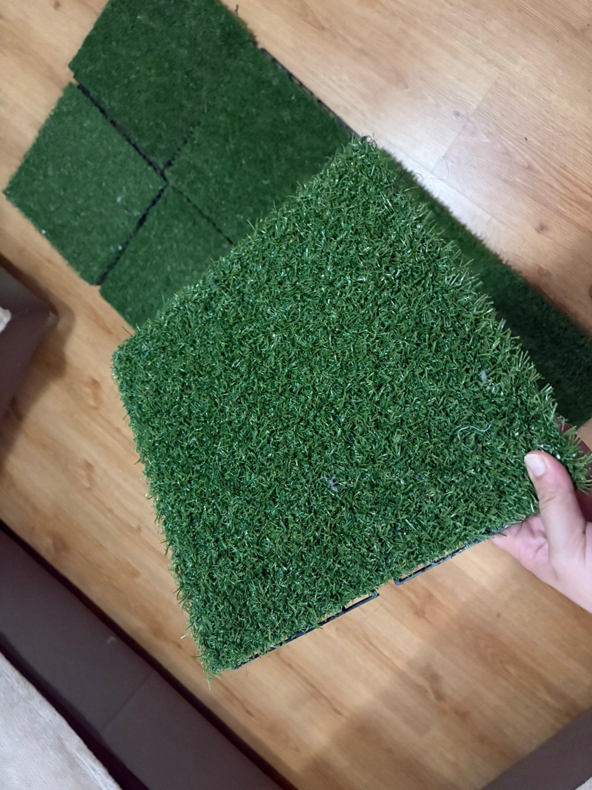 IKEA Kunstgras Tegels - 8 Stuks voor Balkon/Terras, Ophalen, Gebruikt, Minder dan 10 m², Kunstgras