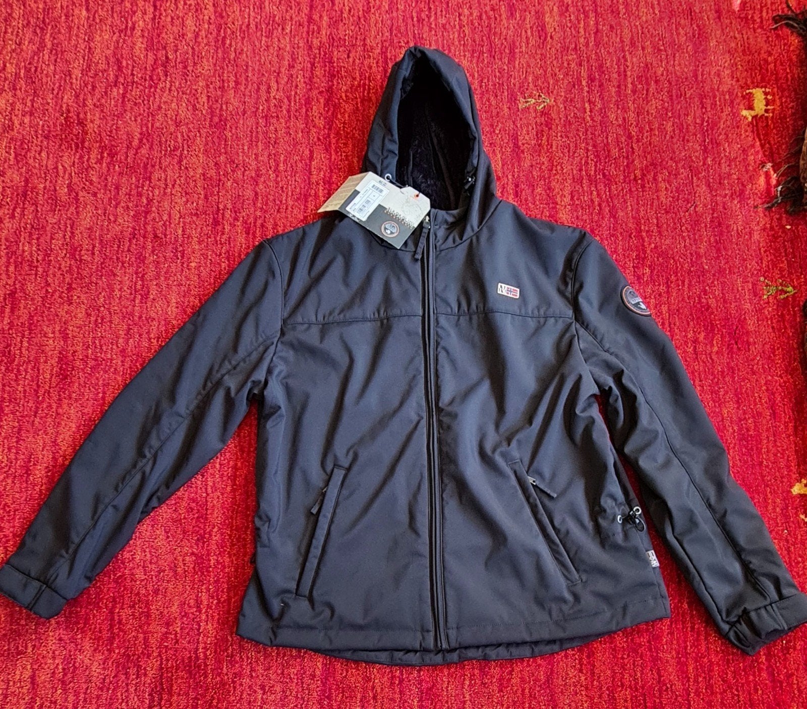 Napapijri jas XXL zwart - Nieuw met labels, Zwart, Nieuw, Overige maten, Ophalen of Verzenden