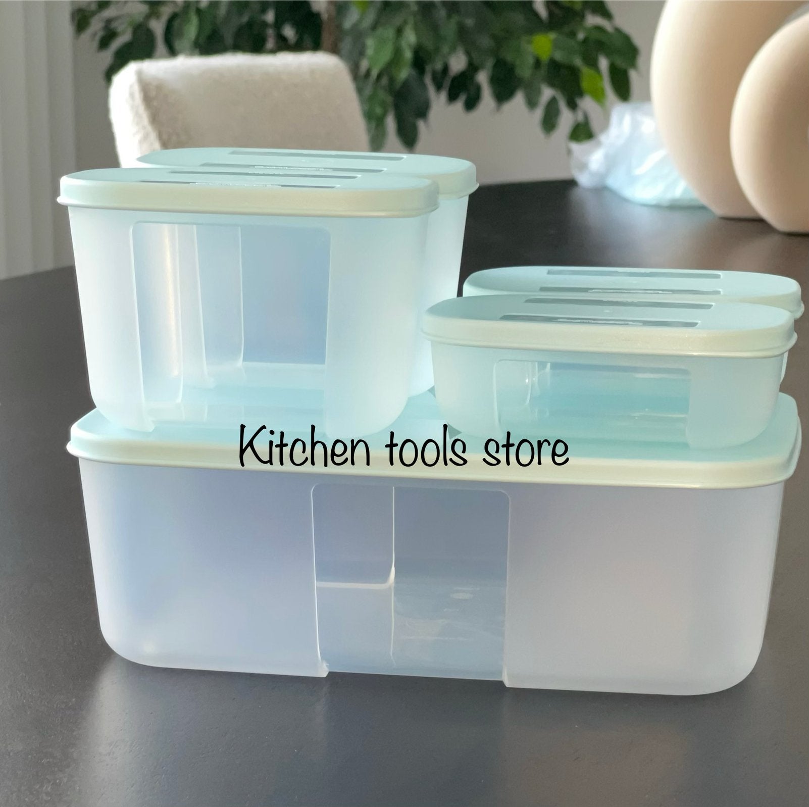 Nieuw tupperware koelkast frisdozen set bewaarbak voorraad 5, Ophalen of Verzenden, Nieuw, Bus of Trommel