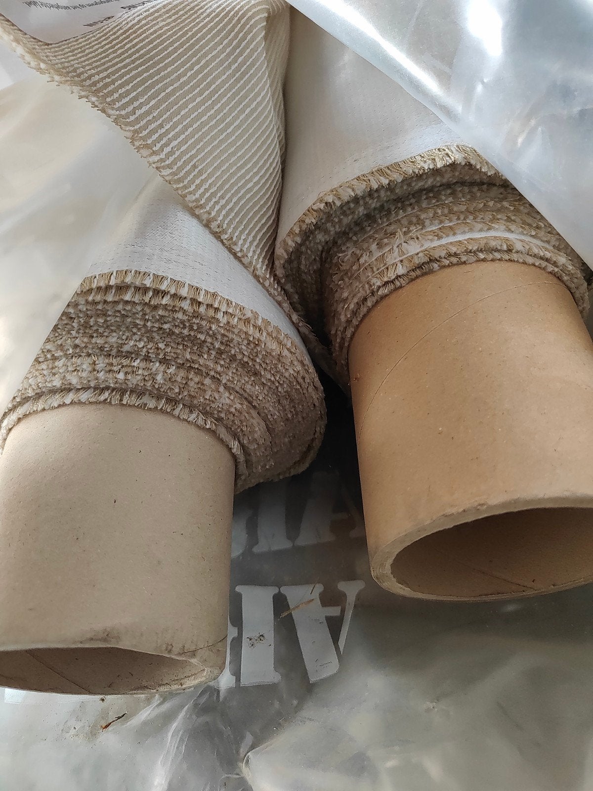 gordijnstof Nani CS 6020, Ophalen, 120 cm of meer, Beige, Polyester