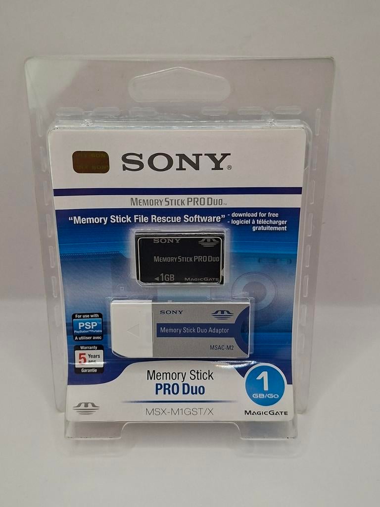 Sony memory stick pro duo 1gb ~ nieuw ~ 6 beschikbaar, 1 speler, Ophalen of Verzenden, Zo goed als nieuw, Vanaf 3 jaar