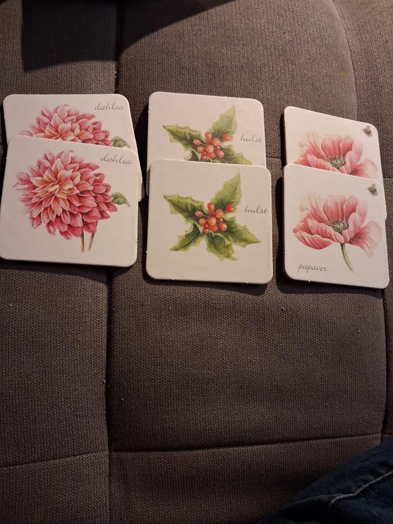 Onderzetters JBS, Huis en Inrichting, Ophalen of Verzenden, Glas of Kopje