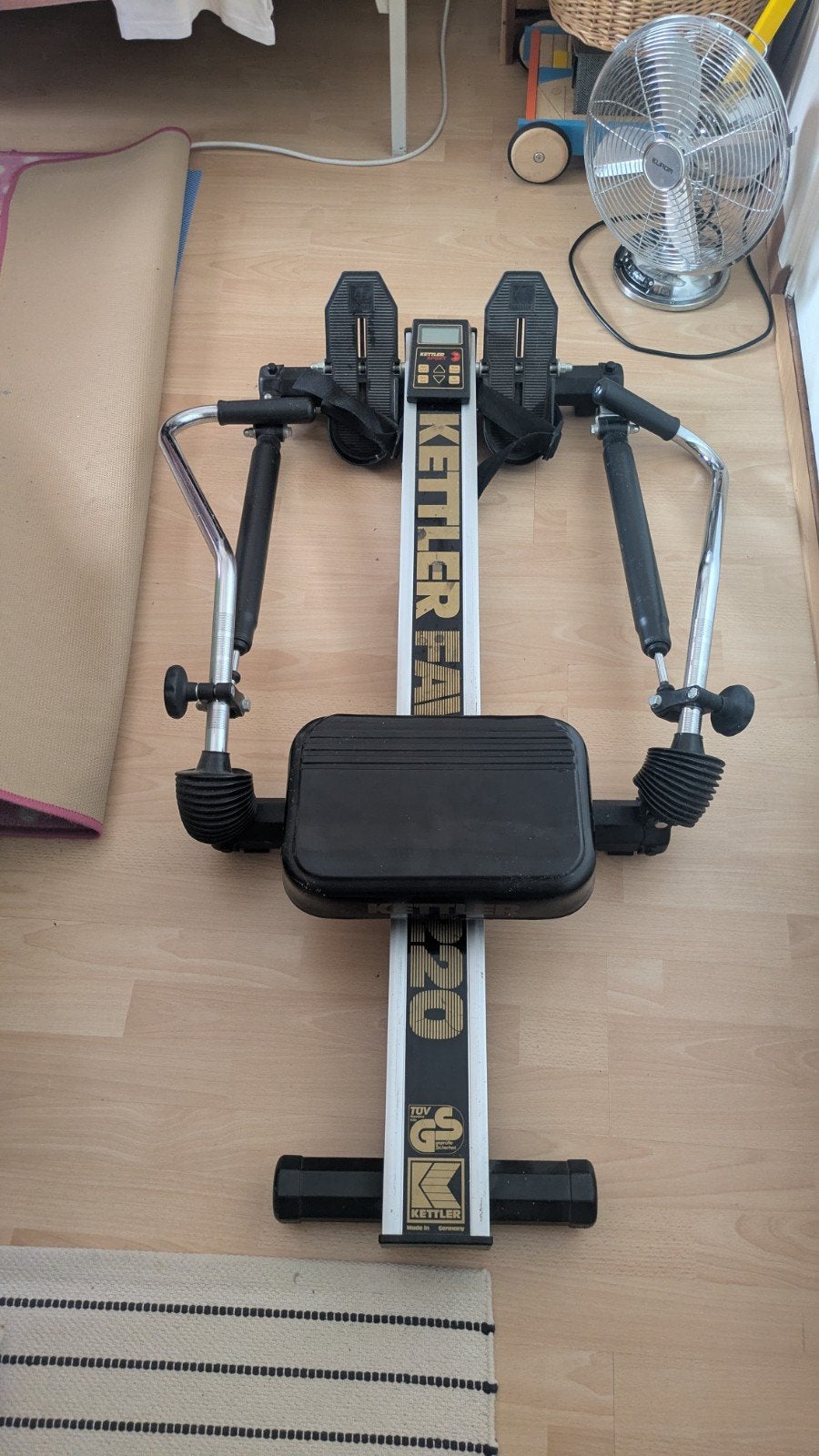 roeitrainer te koop, Ophalen