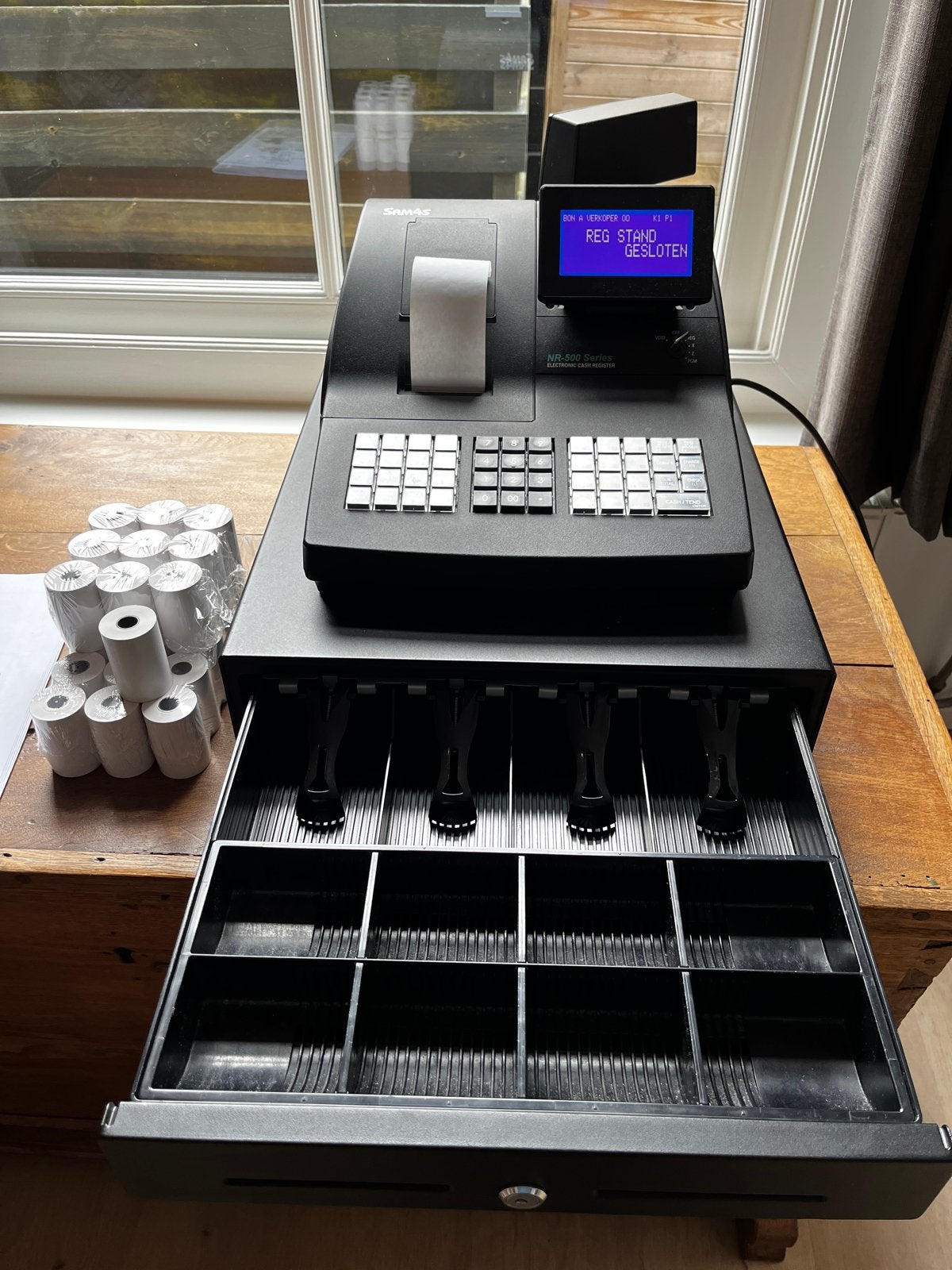 SAM4S NR-500 series kasregister met 25 rollen en handleiding, Verzamelen, Ophalen, Overige typen
