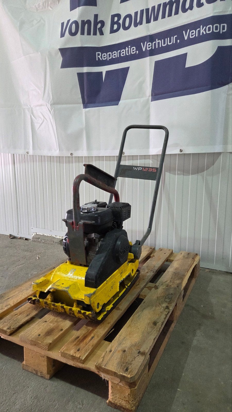 Wacker Neuson WP1135A Trilplaat | 2010 | Honda GX120 Benzine, Ophalen of Verzenden, Gebruikt, Overige soorten, Wacker neuson