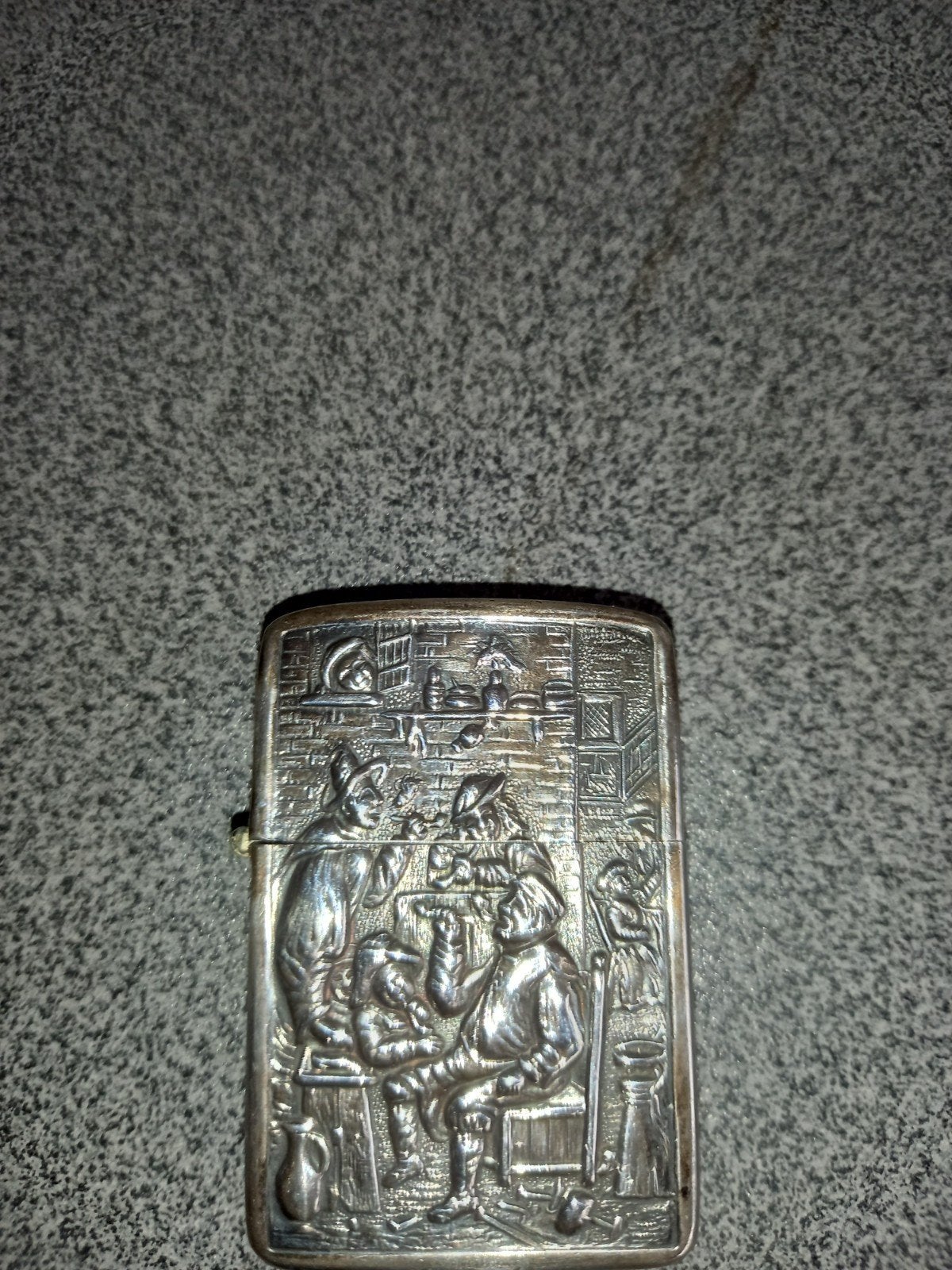 mooie zilveren aansteker ongeveer uit 1940, Verzamelen, Ophalen of Verzenden, Zo goed als nieuw, Aansteker