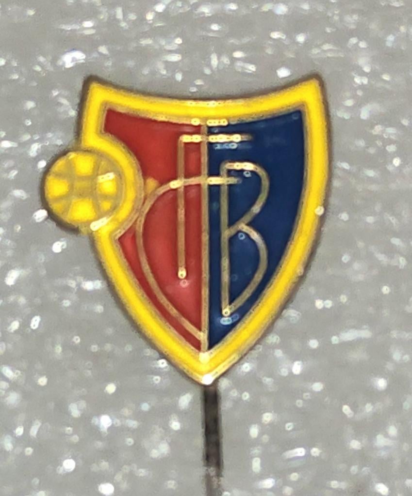 FC Basel Voetbalclub Speldje, Ophalen of Verzenden, Gebruikt, Sport, Speldje of Pin
