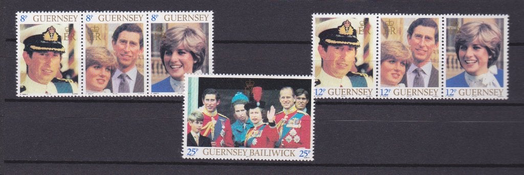 TSS Kavel 120112 Engeland Guernsey pf minr 225-231 royal, Ophalen, Postfris