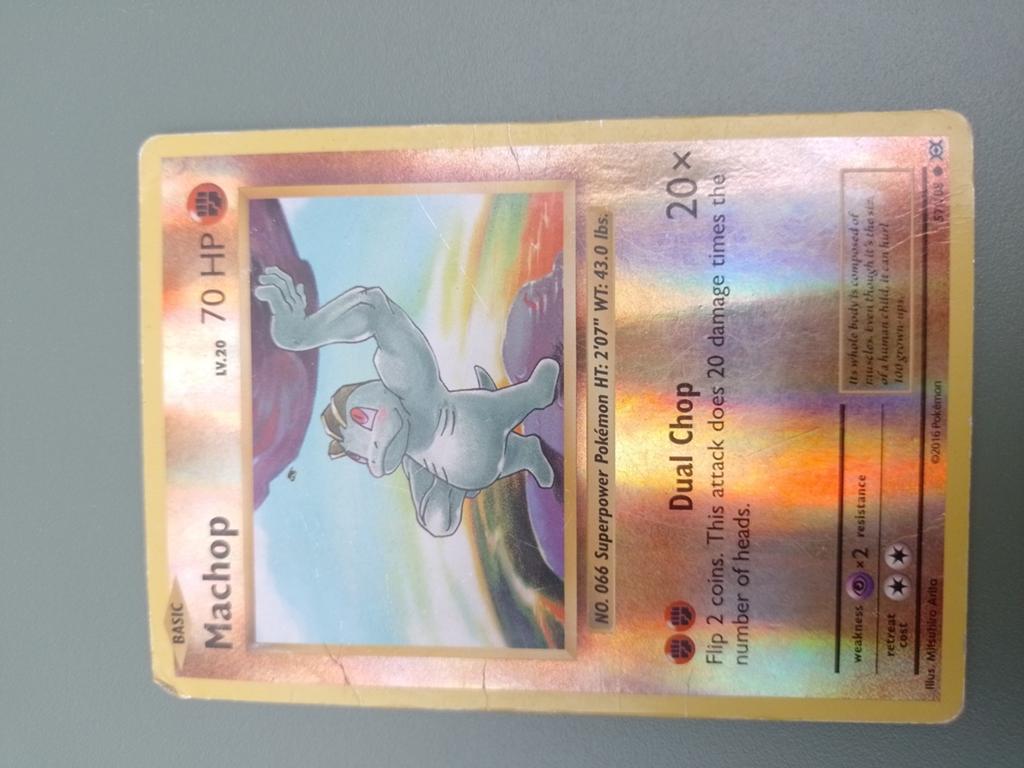 Pokemon Machop, Ophalen of Verzenden, Zo goed als nieuw