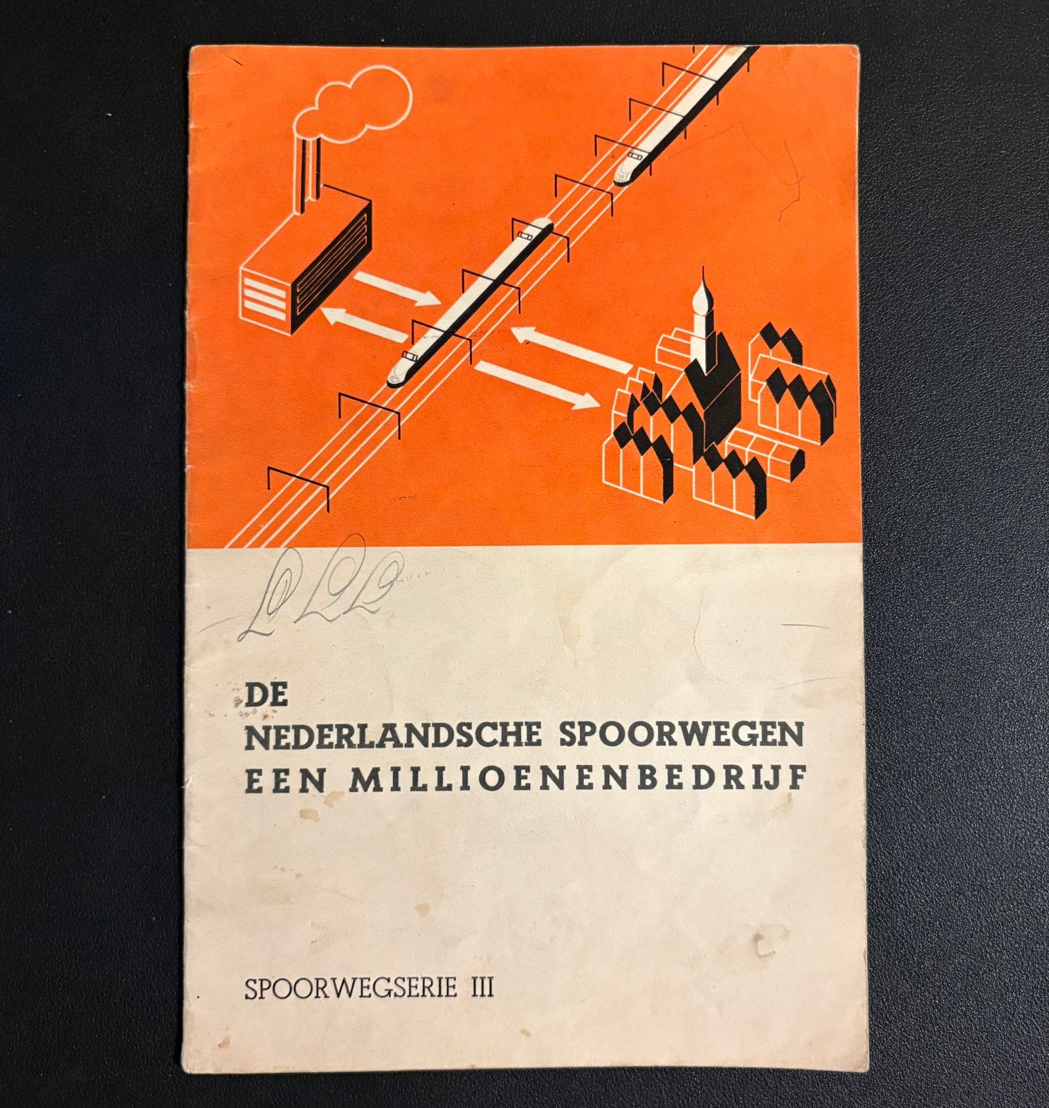 De Nederlandsche Spoorwegen een millioenenbedrijf (1940), Ophalen of Verzenden, Gebruikt, Trein, Boek of Tijdschrift