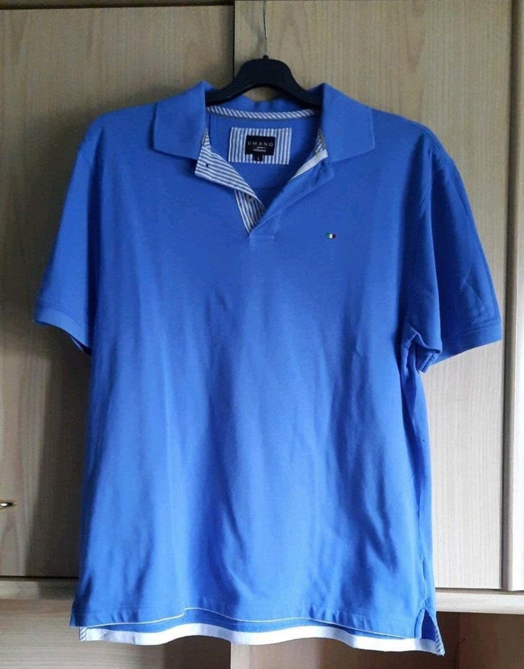 Poloshirt Umano maat L, Ophalen of Verzenden, Blauw, Umano