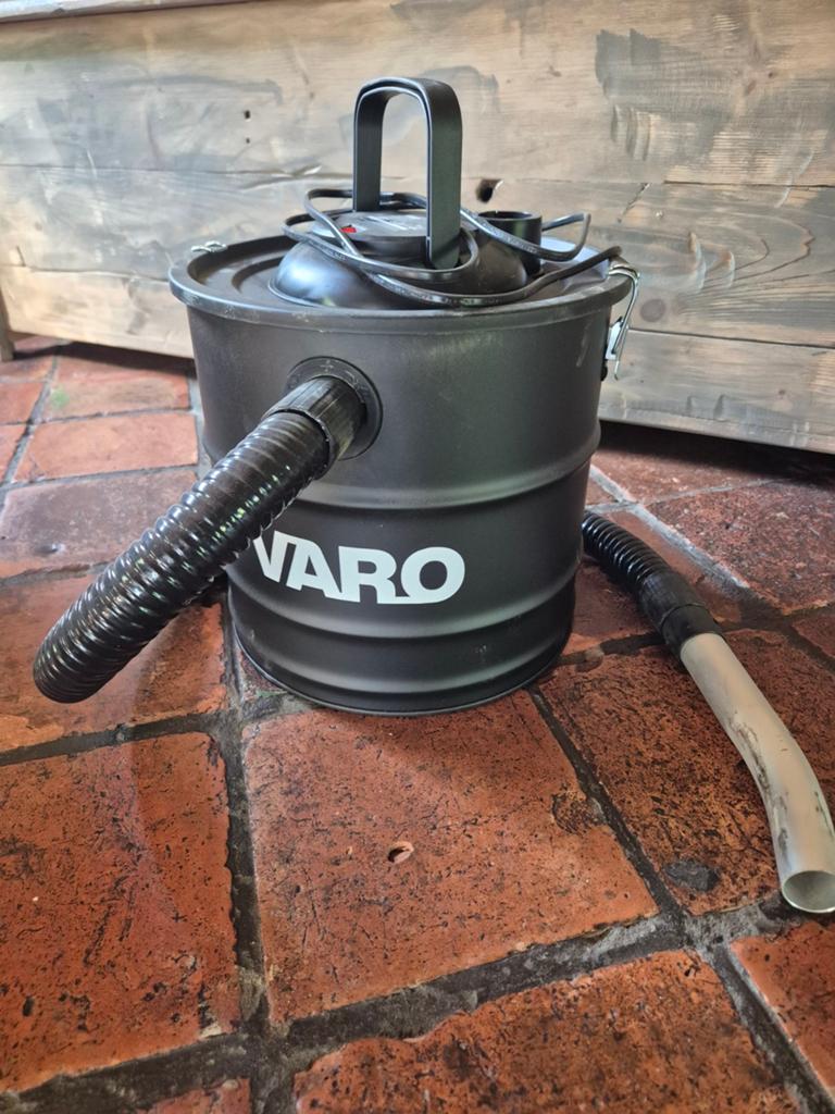 Varo as-stofzuiger 1200W - Ideaal voor as en grof vuil, Ophalen, Gebruikt, Industriële stofzuiger, Reservoir
