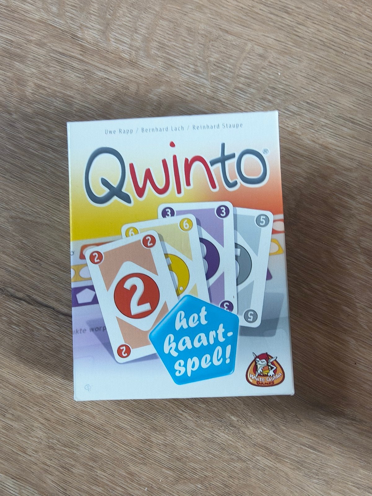 Qwinto: Het Kaartspel - Compact en Tactisch Dobbelspel, Een of twee spelers, Ophalen of Verzenden, Zo goed als nieuw, Nürnberger Spielkarten-Verlag GmbH