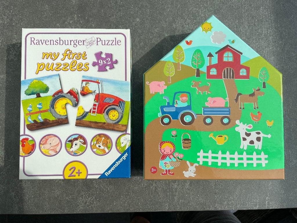 2 nieuwe kinderpuzzels 2+, Ophalen of Verzenden, 10 tot 50 stukjes, Nieuw, 2 tot 4 jaar
