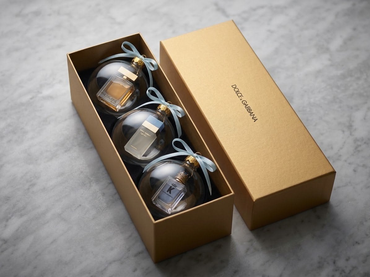 Dolce & Gabbana Kerstballen Set met Mini Parfums afbeelding, Ophalen of Verzenden, Nieuw
