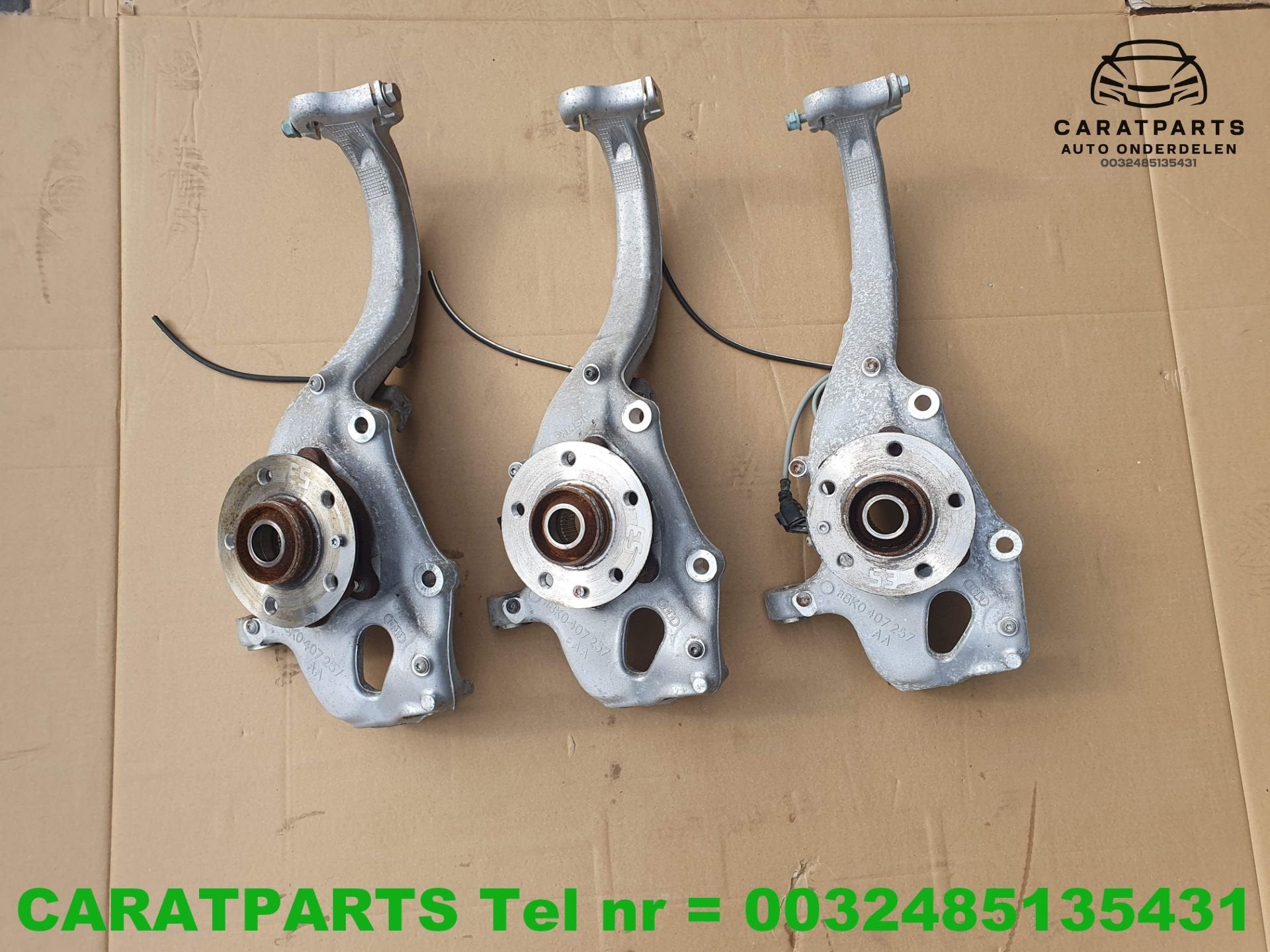 8K0407257AA 4G0407241D Audi a7 fusee a6 wielnaaf a5 a4 q5, Auto-onderdelen, Gebruikt, AUDI AG, Auto-Union-Strasse 1
85045  Ingolstadt, DE