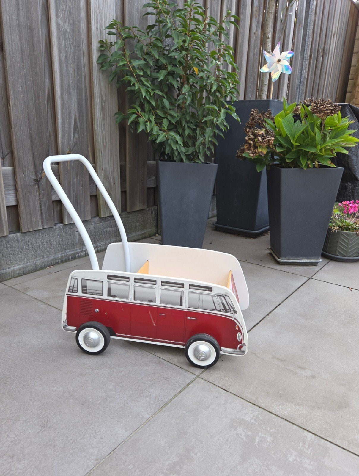 Loopwagen Volkswagen Busje voor Kinderen, Ophalen of Verzenden, Zo goed als nieuw, Overige typen, Met wieltjes