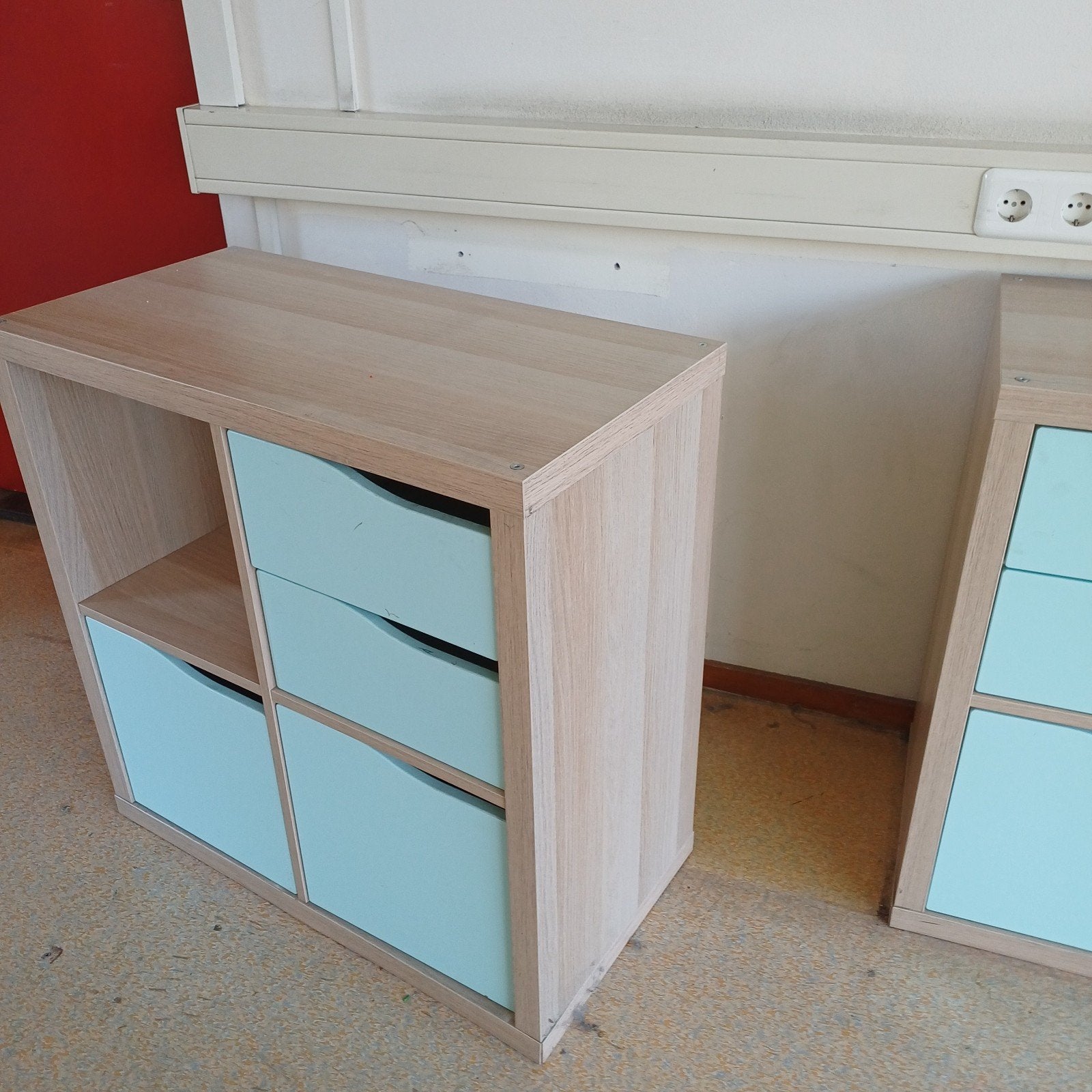Ïkea kallax vakkenkast kast wandmeubel roomdivider, Ophalen, Overige materialen, 1 of 2 laden, Ïkea kallax