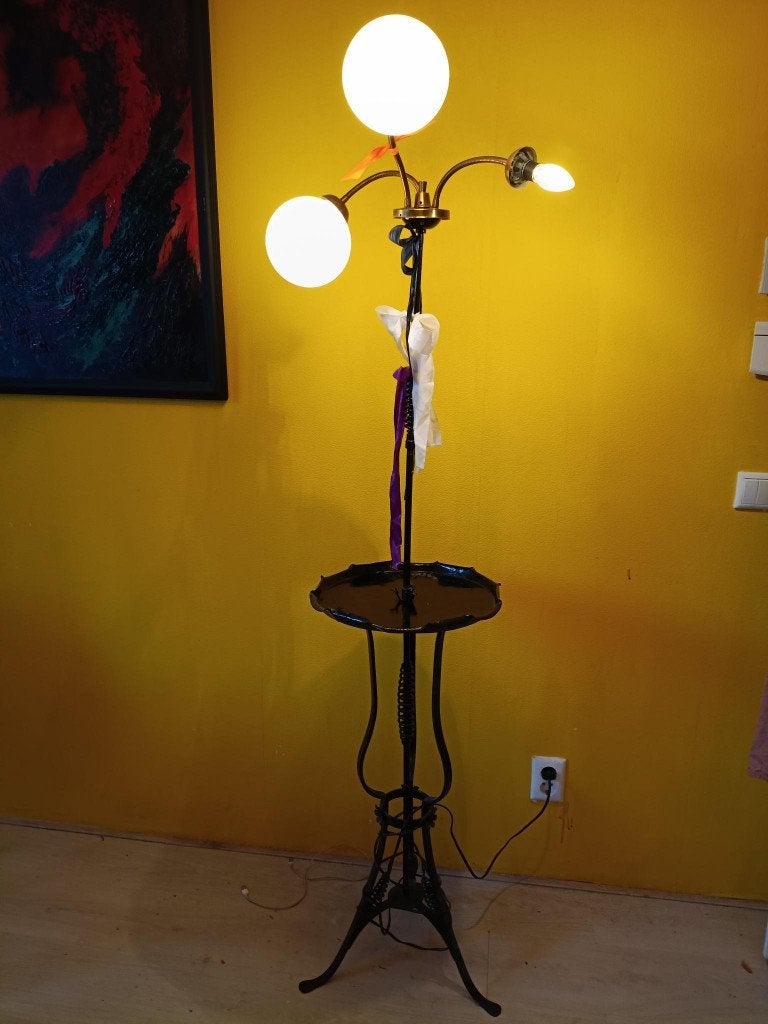 Art deco-ish kamerlamp - gebruikt, Ophalen, Gebruikt, 150 tot 200 cm