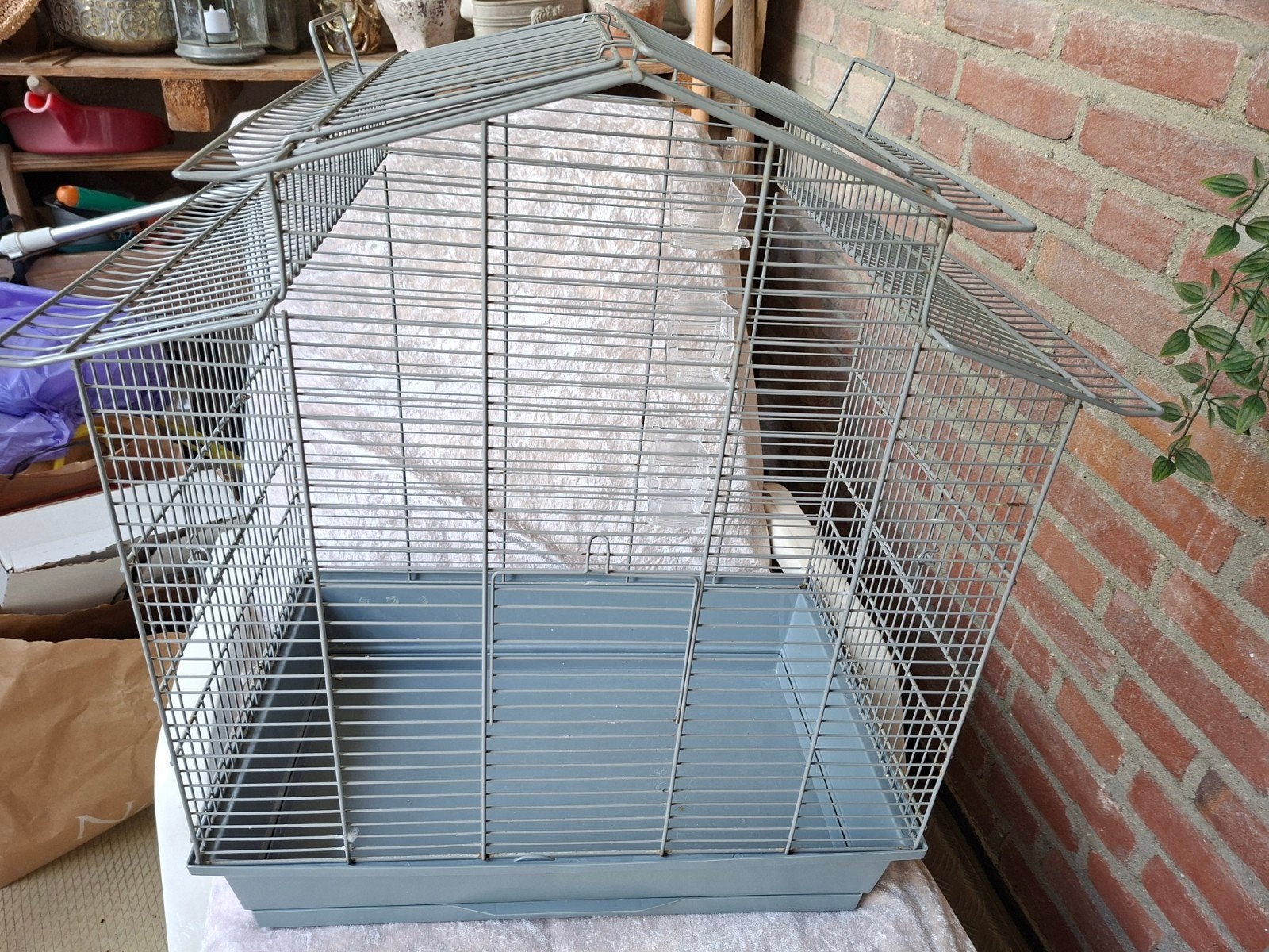 Vogel kooi 60× 60cm, Dieren en Toebehoren, Vogels | Hokken en Kooien, Ophalen of Verzenden, Metaal, Vogelkooi