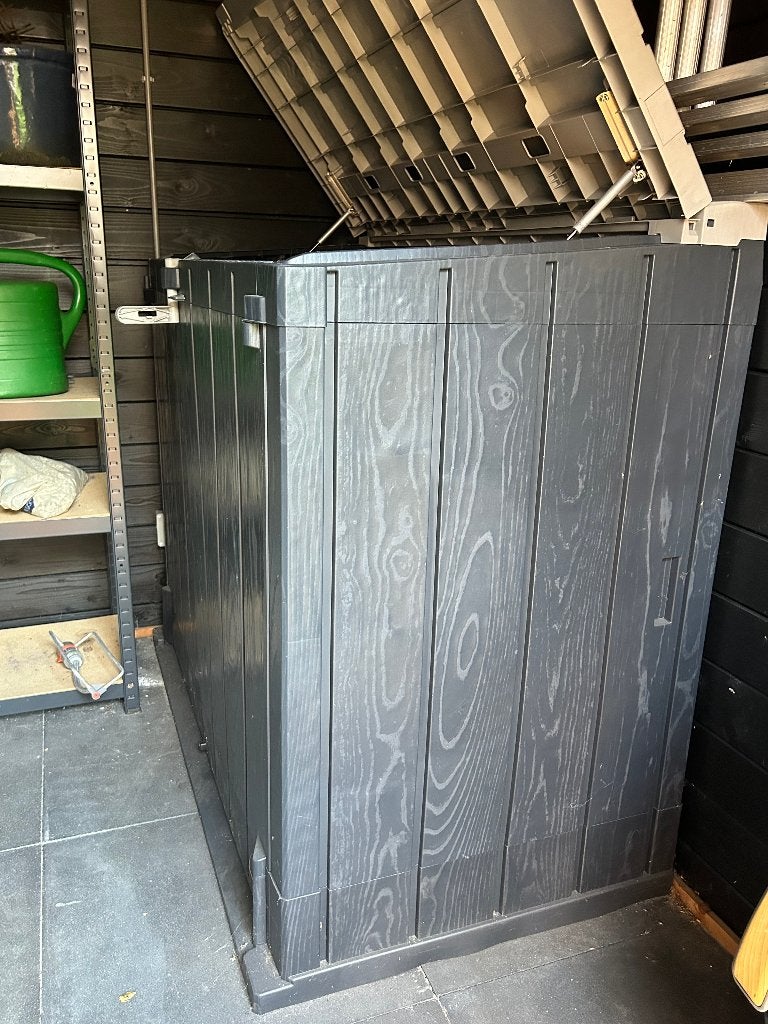 Kunststof opbergbox tuin, Ophalen, Zo goed als nieuw