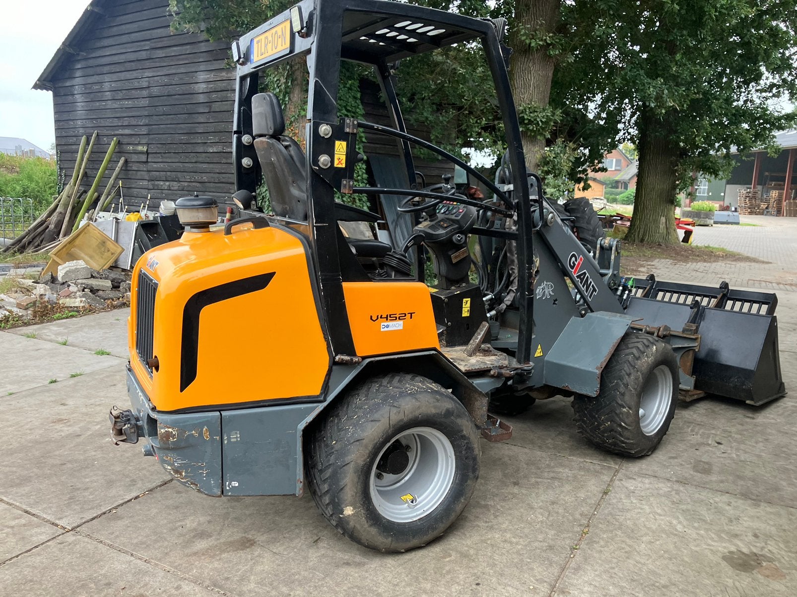 Giant 452 shovel, Ophalen, Akkerbouw, Beregening en Drainage