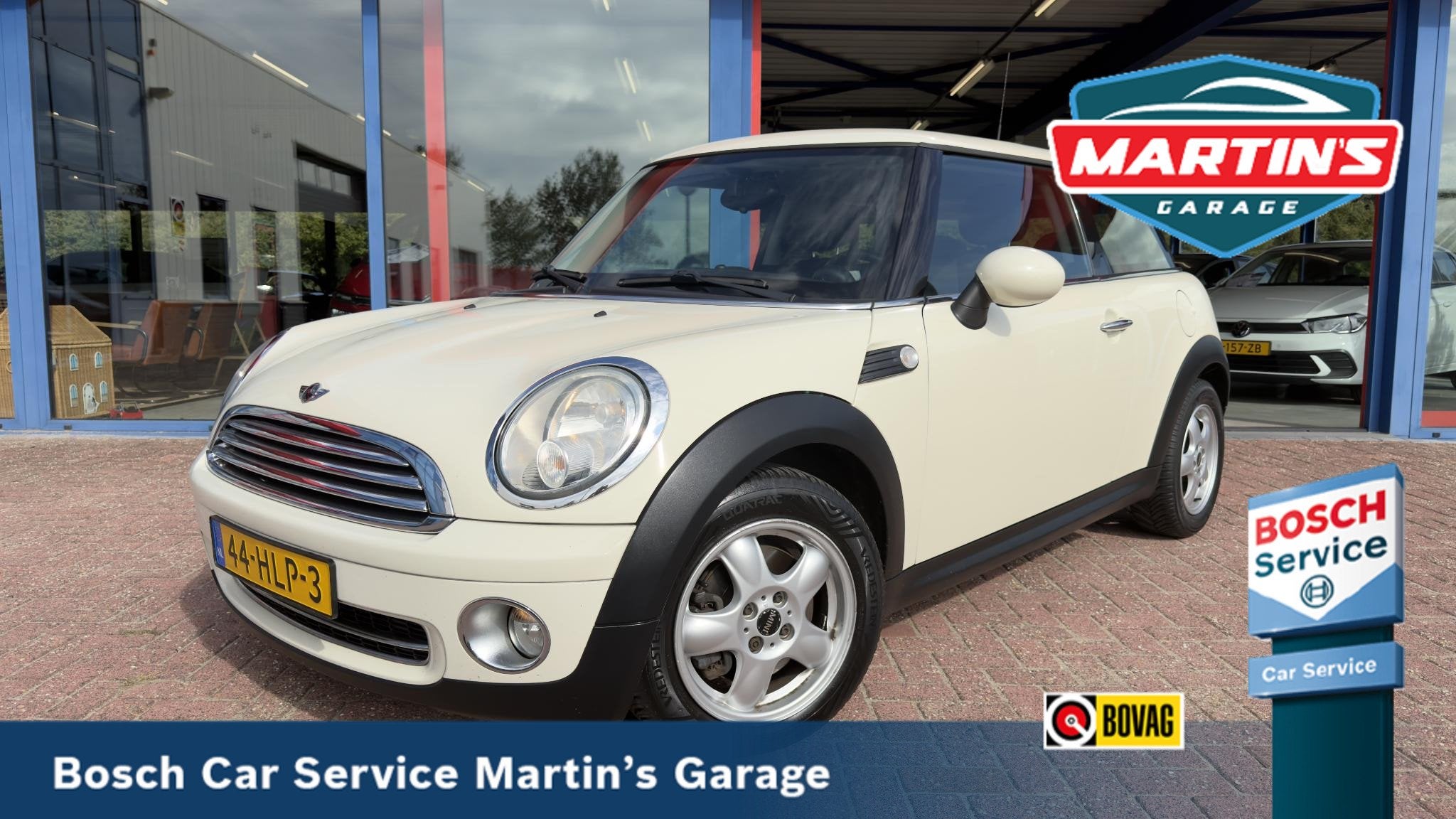 MINI 3-Deurs 1.4 One Pepper AIRCO | AUTOMAAT | LMV | NL AUTO, Auto's, Gebruikt, Zwart, 4 stoelen, Origineel Nederlands