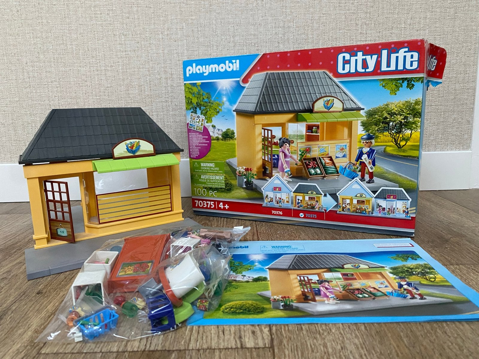 Playmobil City Life 70375 Supermarkt - Compleet met doos, Kinderen en Baby's, Speelgoed | Playmobil, Ophalen, Gebouw, Complete set