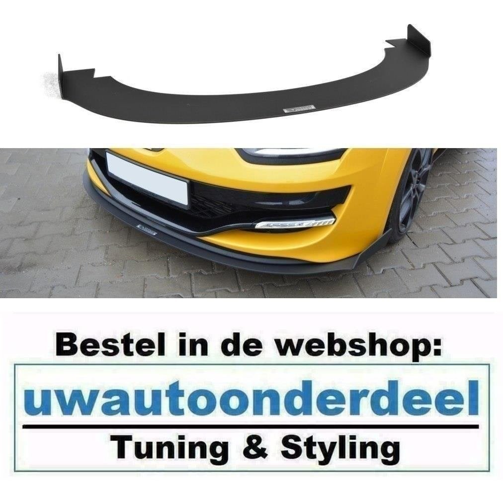 Maxton Spoiler Lip Splitter Voor Renault Megane 3 RS, Auto diversen, Verzenden