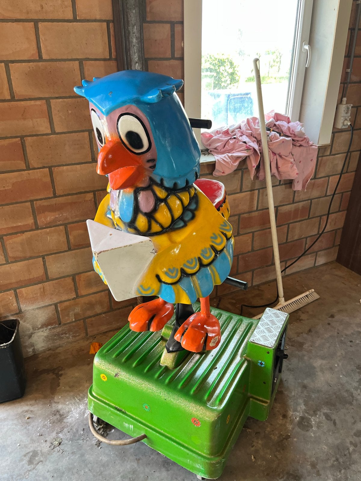 Meneer de Uil Fabeltjeskrant Kiddie Ride - Vintage Speelauto, Verzamelen, Ophalen, Gebruikt