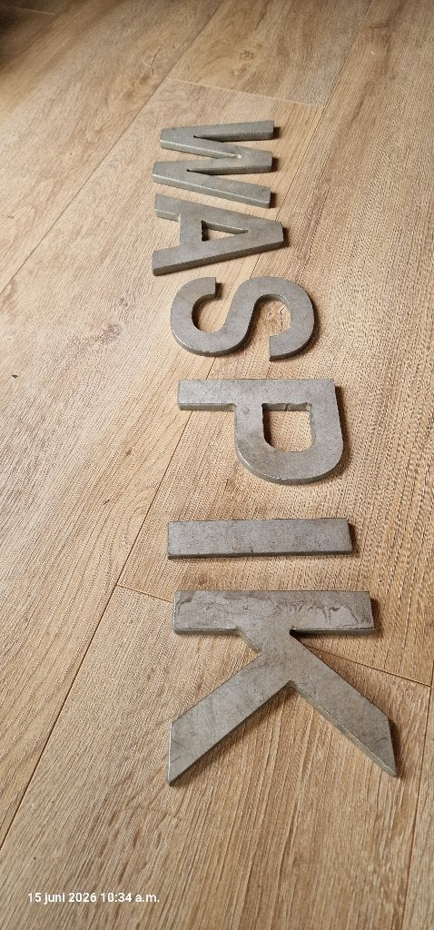 rvs letters, Ophalen of Verzenden, Nieuw