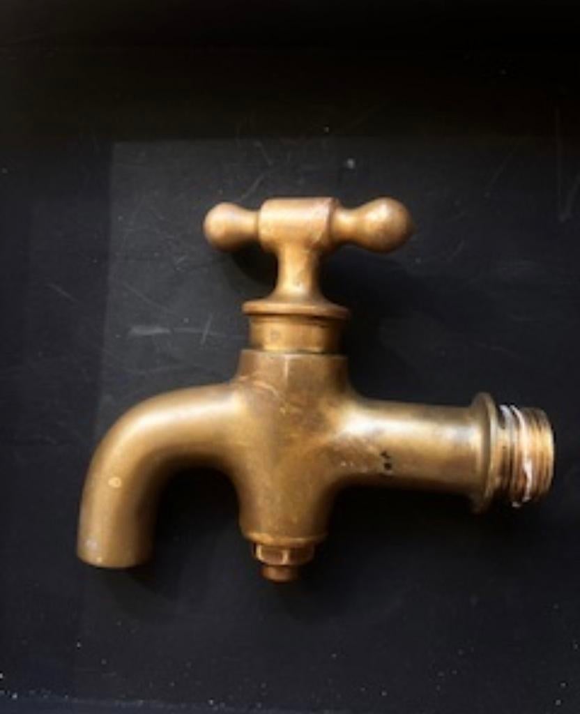 Oude koperen kranen - Set van 2 antieke kranen, Ophalen, Koper