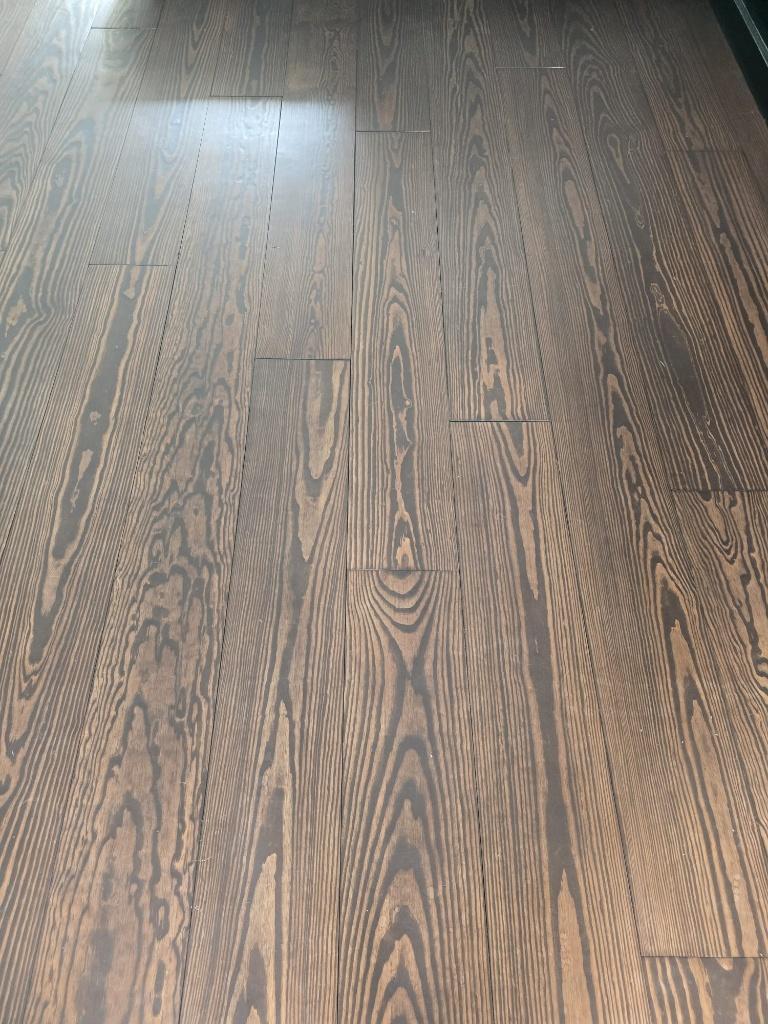 mooie houten vloer, Doe-het-zelf en Verbouw, Vloerdelen en Plavuizen, Ophalen, Gebruikt, Vloerdelen of -planken, 10 m² of meer