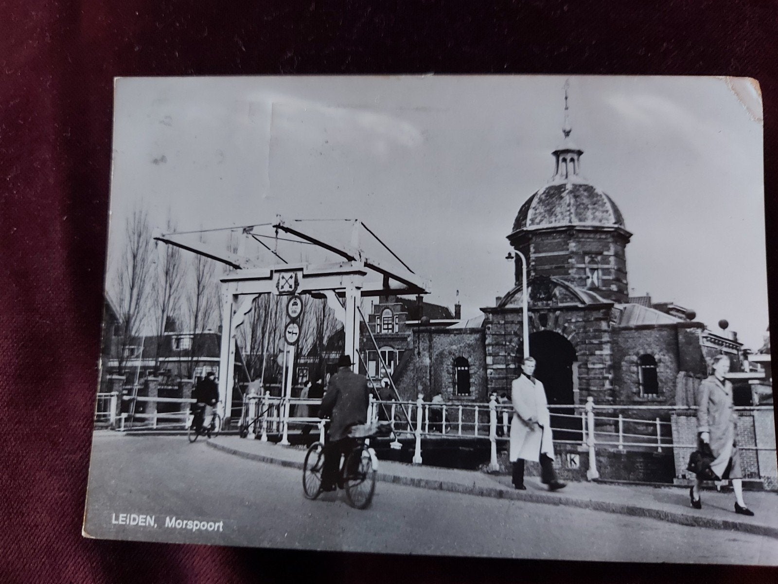 Oude ansichtkaart Leiden, Morspoort - Gelopen, Ophalen of Verzenden, Voor 1920, Gelopen, Zuid-Holland