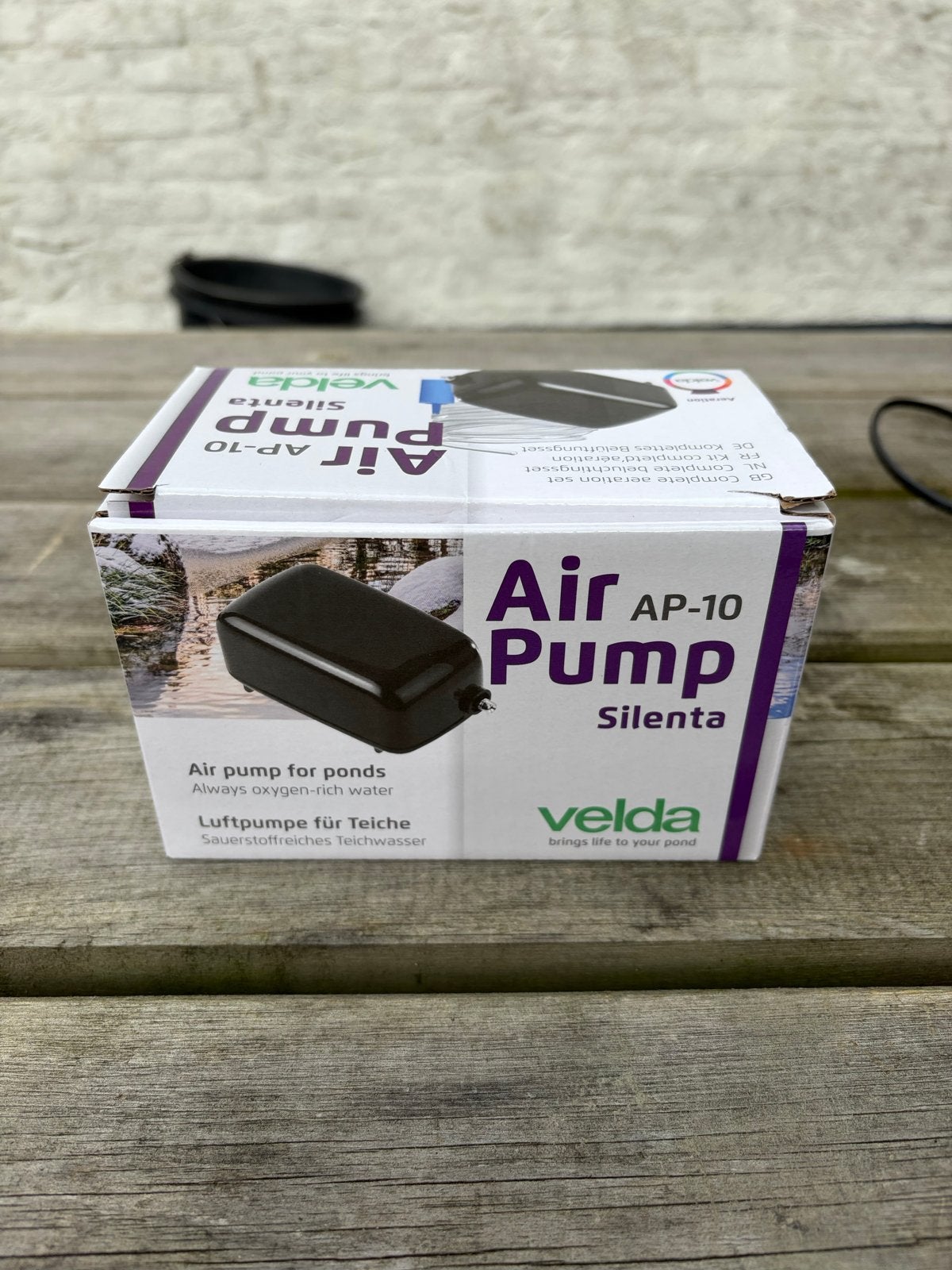 Velda Silenta Air Pump AP-10 voor vijvers, Ophalen of Verzenden, Gebruikt