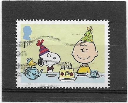 Engeland 2025 Peanuts - Woodstock, Snoopy and Charlie celebr, Verzenden, Gestempeld