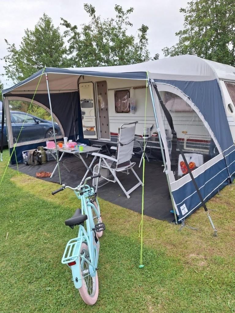 Hypercamp Domaso 240 - Maat 9 (856 - 880 cm) caravanluifel, Ophalen, Zo goed als nieuw, Tot en met 4
