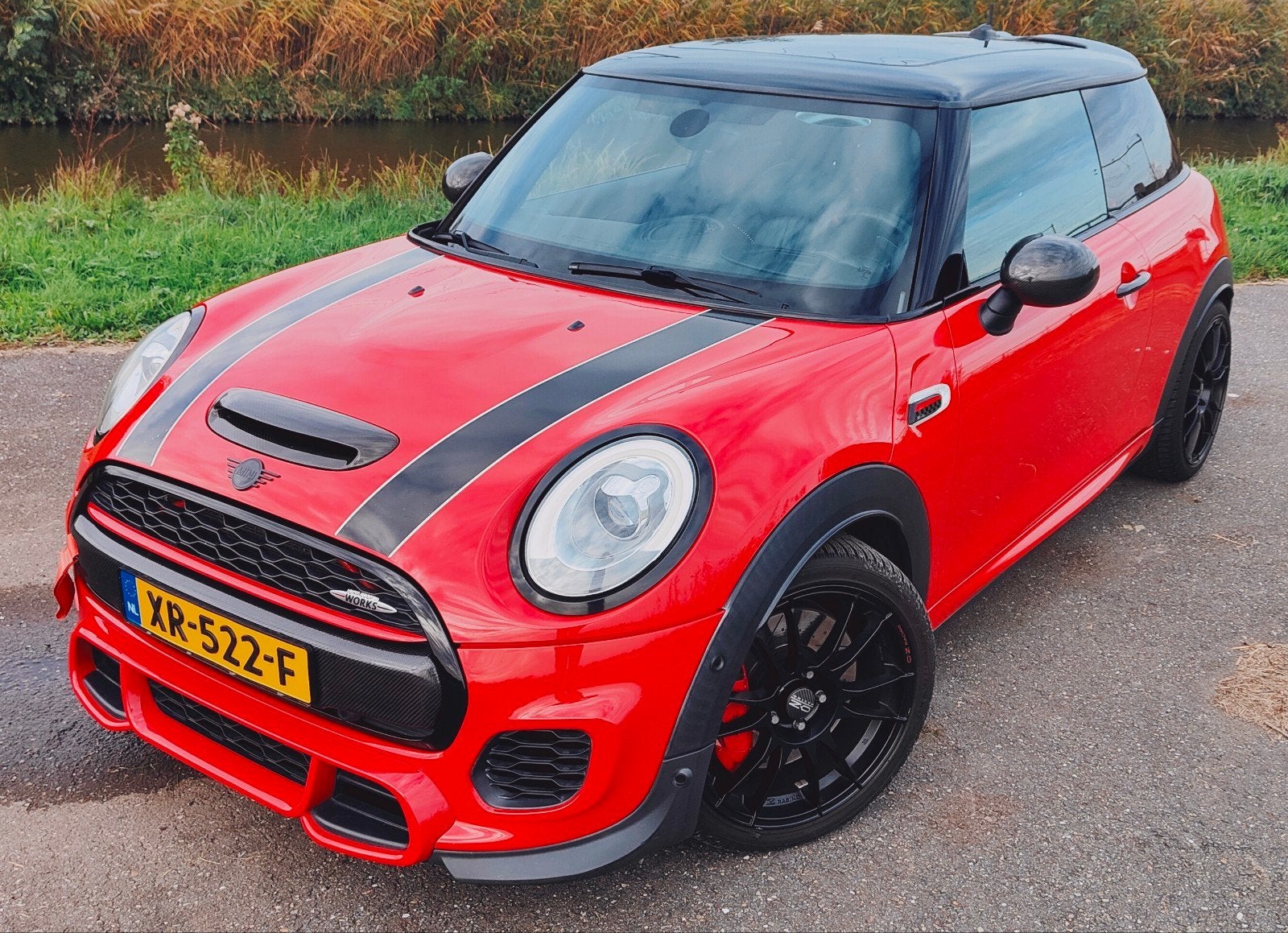 Unieke Mini John Cooper Works | Pano | JCW Pro | Carbon, Auto's, Mini, Particulier, John Cooper Works, ABS, Adaptieve lichten