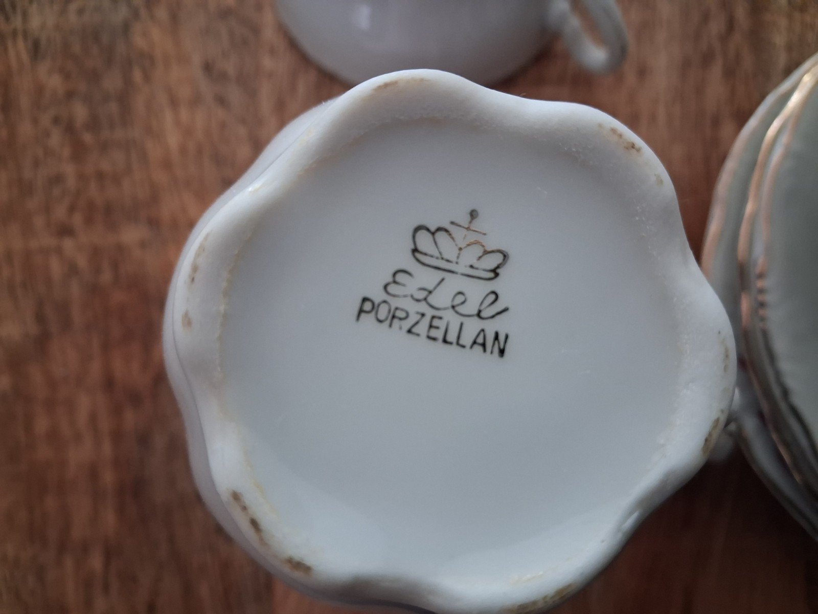 Edel Porzellan Koffieservies - Vintage met rozen, Ophalen