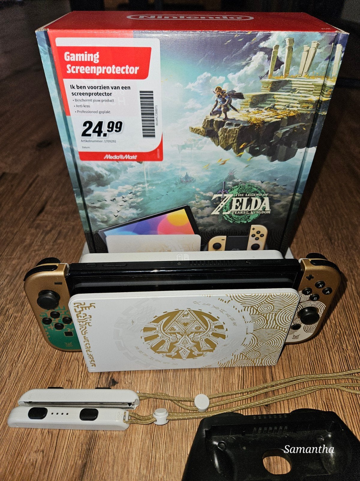 Foto 3 van Nintendo Switch OLED Zelda Tears of the Kingdom Editie