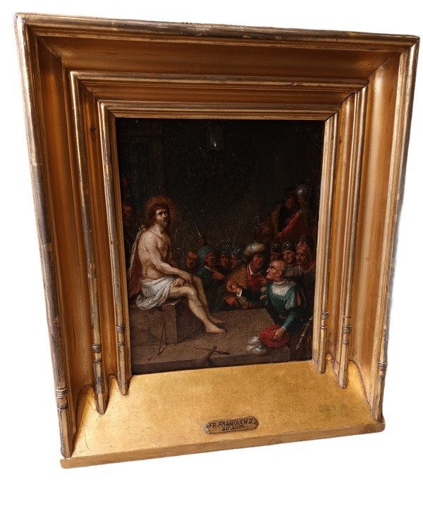 naar Frans Francken II (1581-1642)De bespotting van Christus, Ophalen of Verzenden, Handgeschilderd