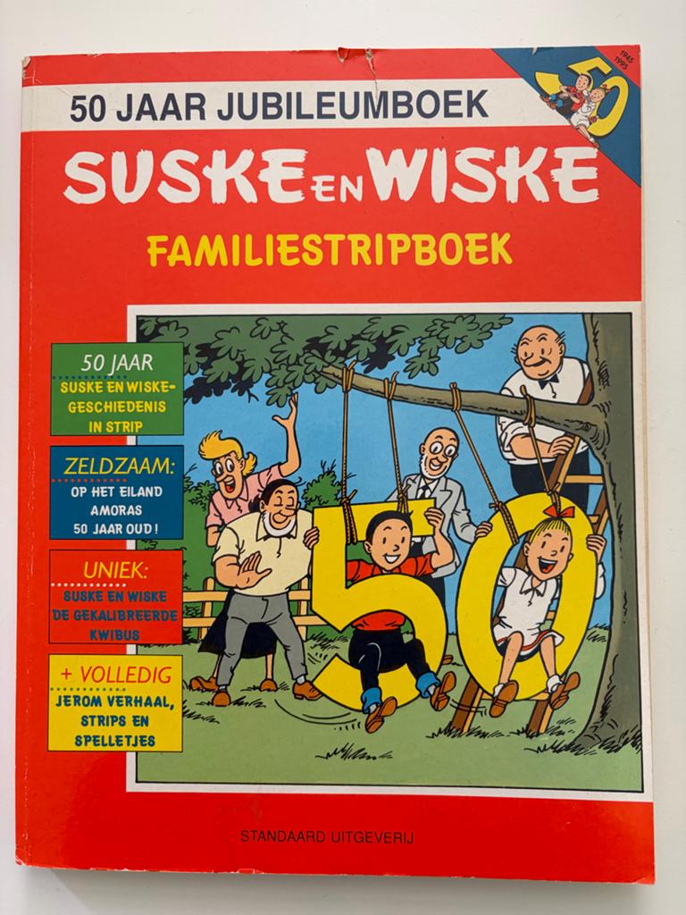 Suske en Wiske 50 Jaar Jubileumboek Familiestripboek, Boeken, Eén stripboek, Ophalen of Verzenden, Gelezen