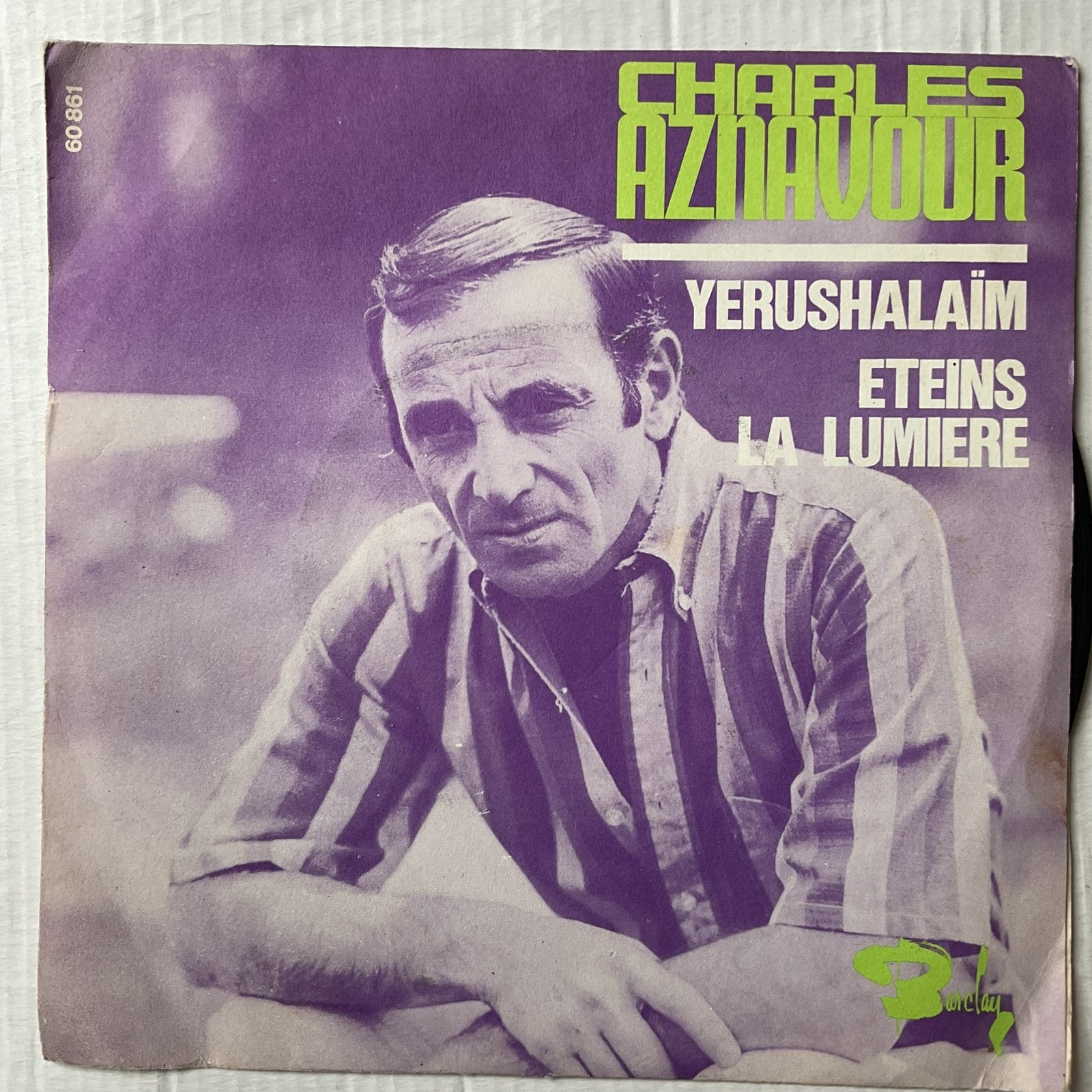 Charles Aznavour - Jerushalem, Ophalen of Verzenden, Gebruikt, Pop