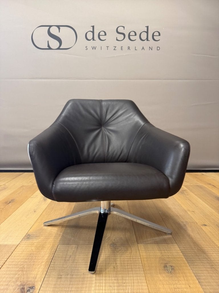 Als nieuw De Sede 278 Fauteuil bruin off White stoel leer, Huis en Inrichting, FSM, De Sede, Ophalen of Verzenden, Zo goed als nieuw