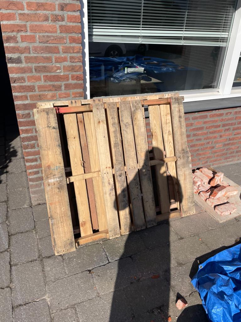 Gratis pallets, Ophalen, 50 mm of meer, Pallet, Minder dan 200 cm