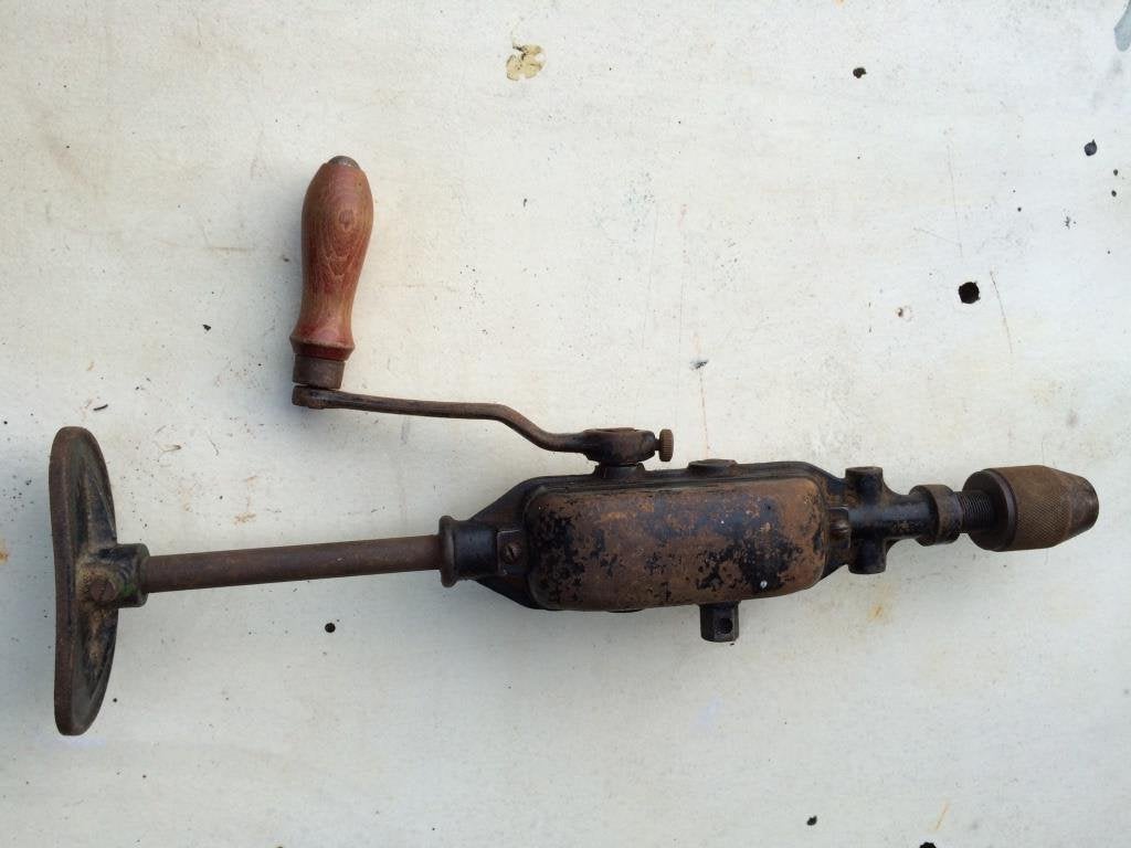 Oude handboormachine, Ophalen of Verzenden
